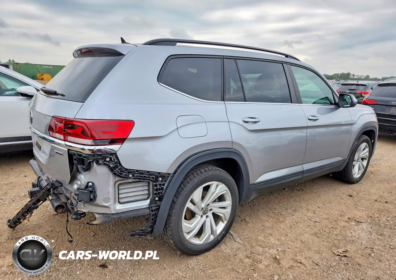 2021 Volkswagen Atlas Se VIN:1V2KR2CA9MC592046 - 3