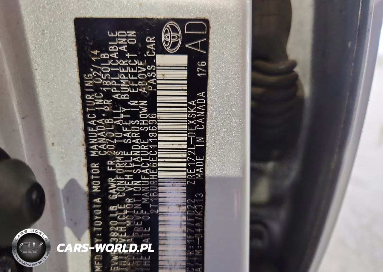 2014 Toyota Corolla S Plus VIN:2T1BURHE6EC118696 - 13
