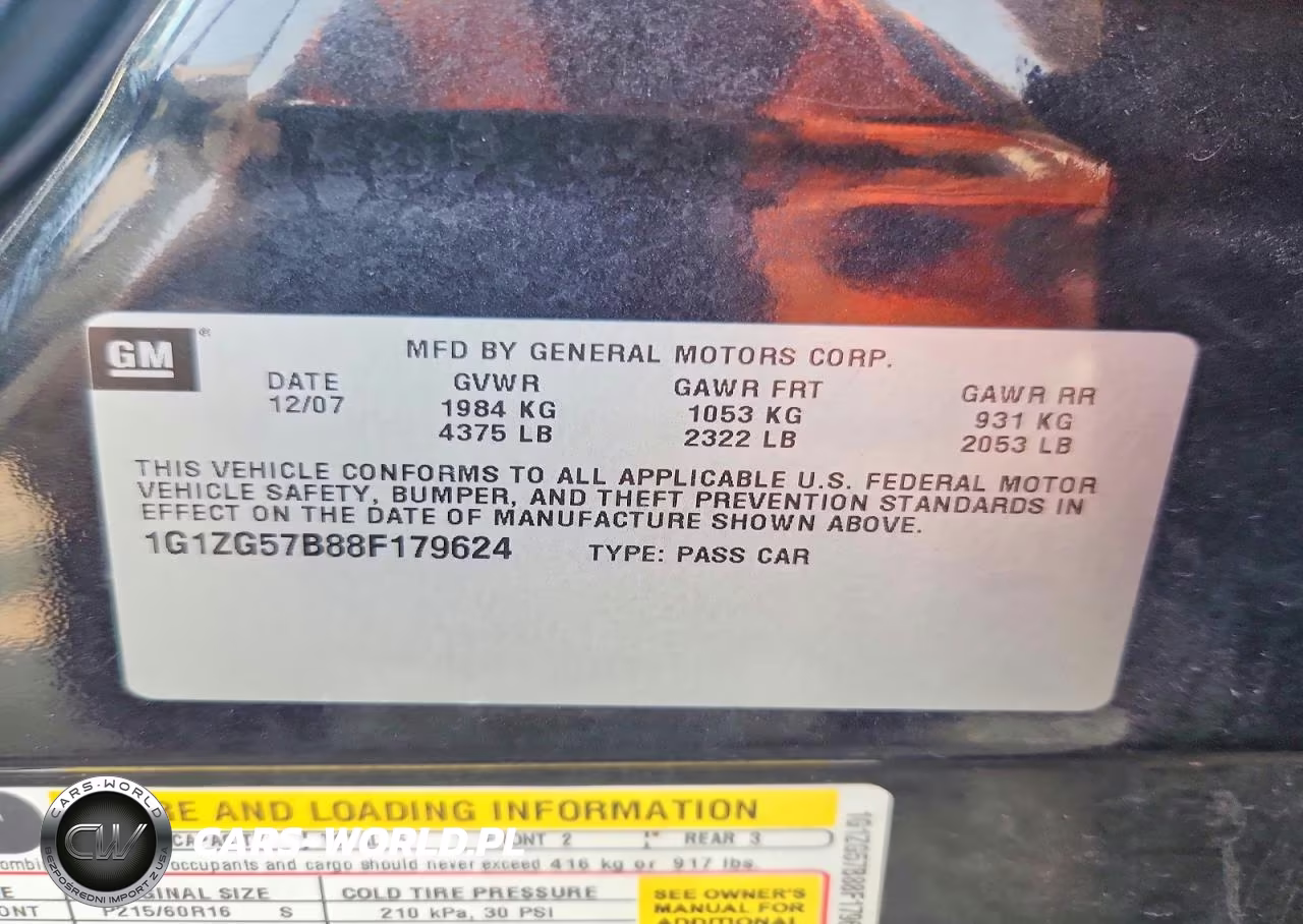2008 Chevrolet Malibu Ls VIN:1G1ZG57B88F179624 - 13