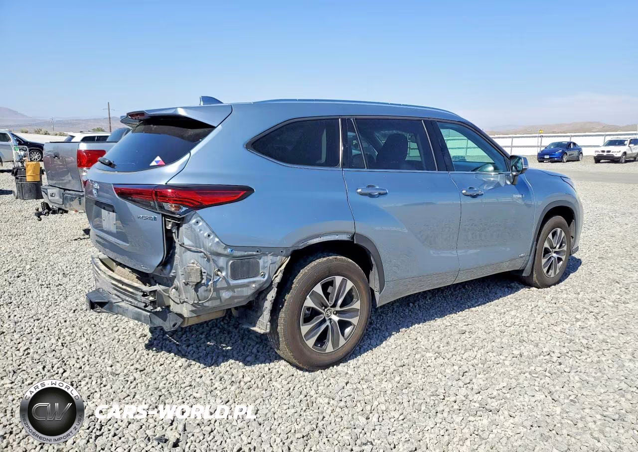 2021 Toyota Highlander Hybrid Xle VIN:5TDHBRCH3MS034794 - 3