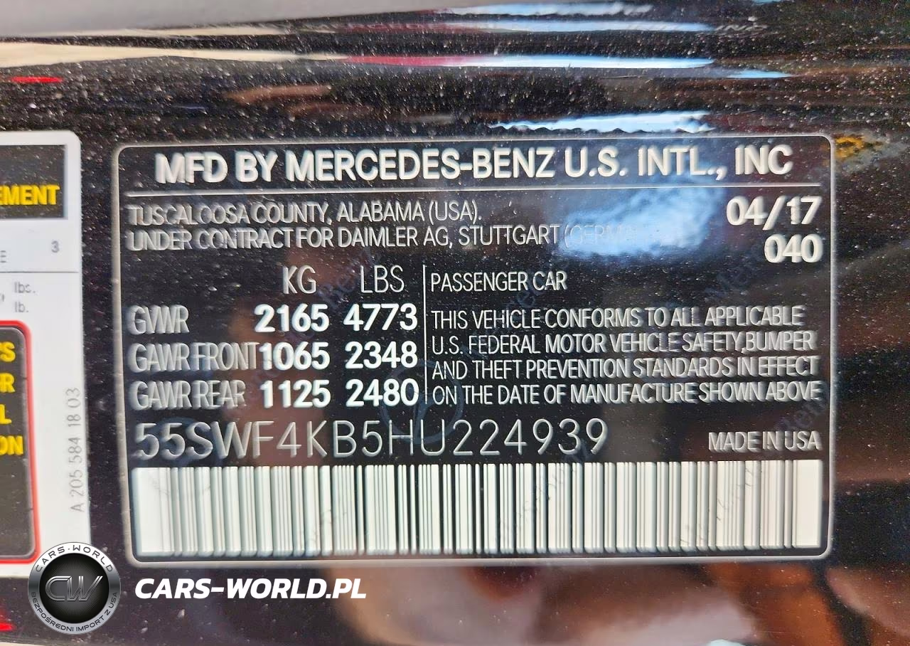 2017 Mercedes-Benz C 300 4Matic VIN:55SWF4KB5HU224939 - 13