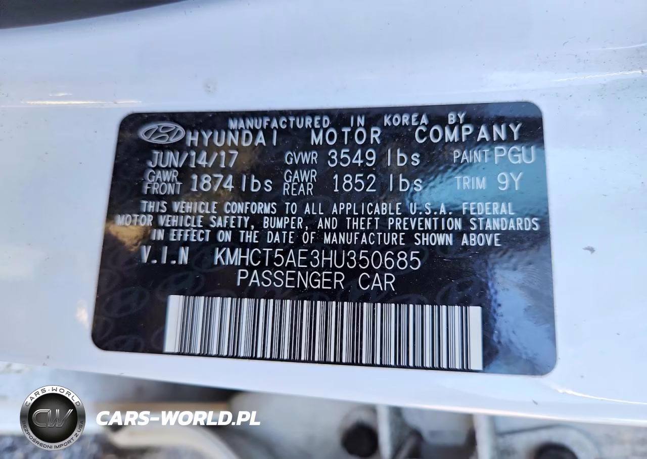 2017 Hyundai Accent Se VIN:KMHCT5AE3HU350685 - 12