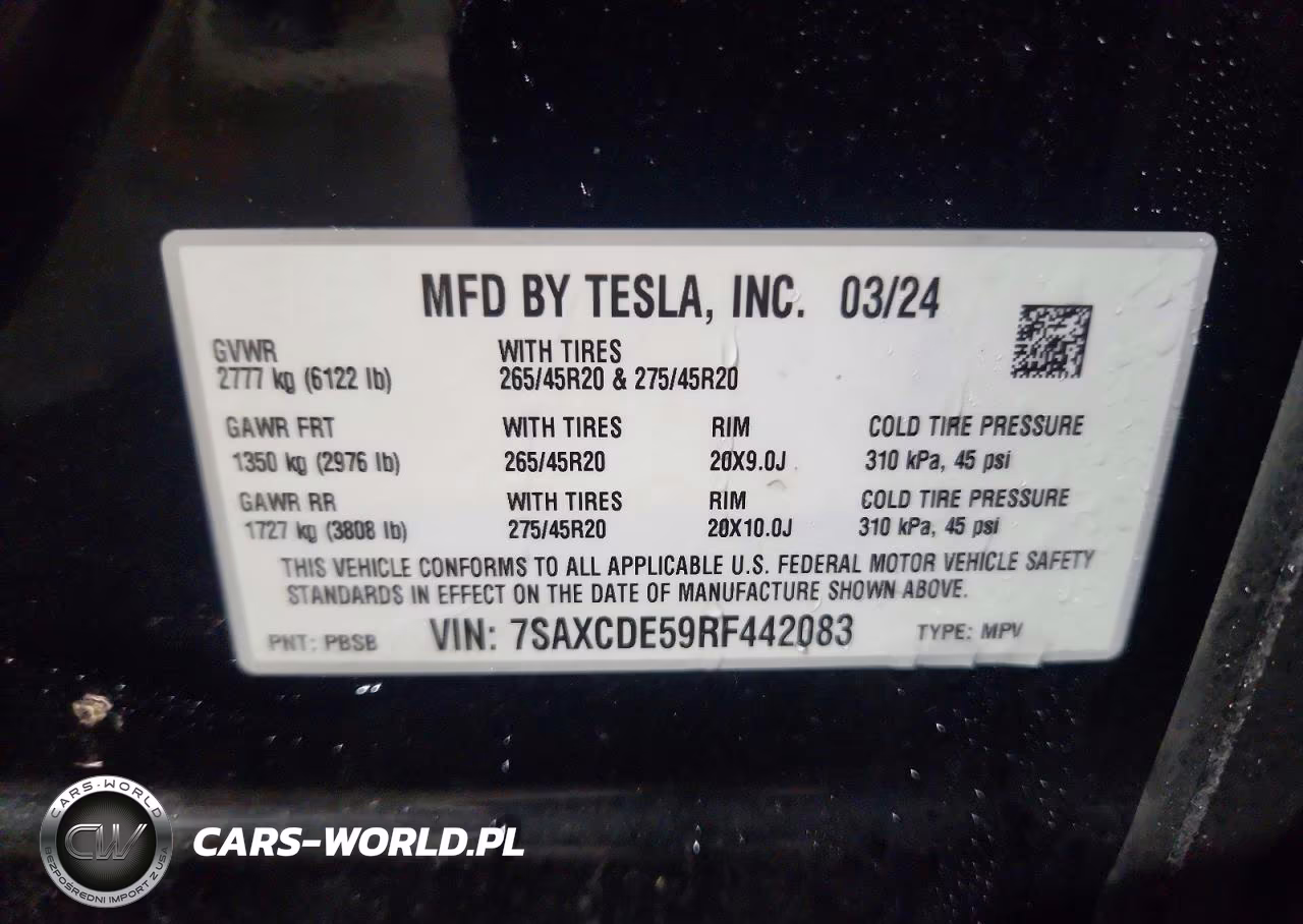 2024 Tesla Model X VIN:7SAXCDE59RF442083 - 13