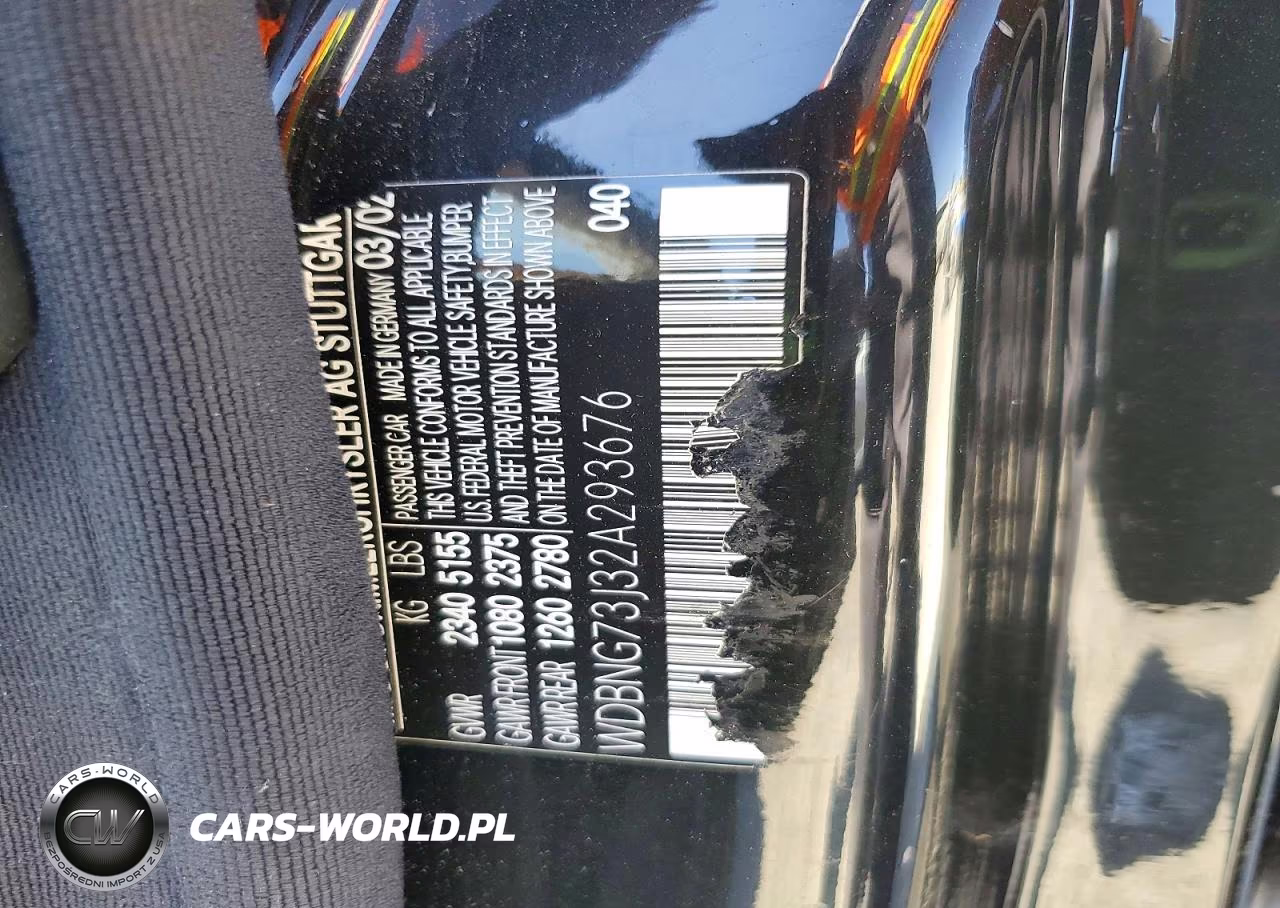 2002 Mercedes-Benz S 55 Amg VIN:WDBNG73J32A293676 - 12