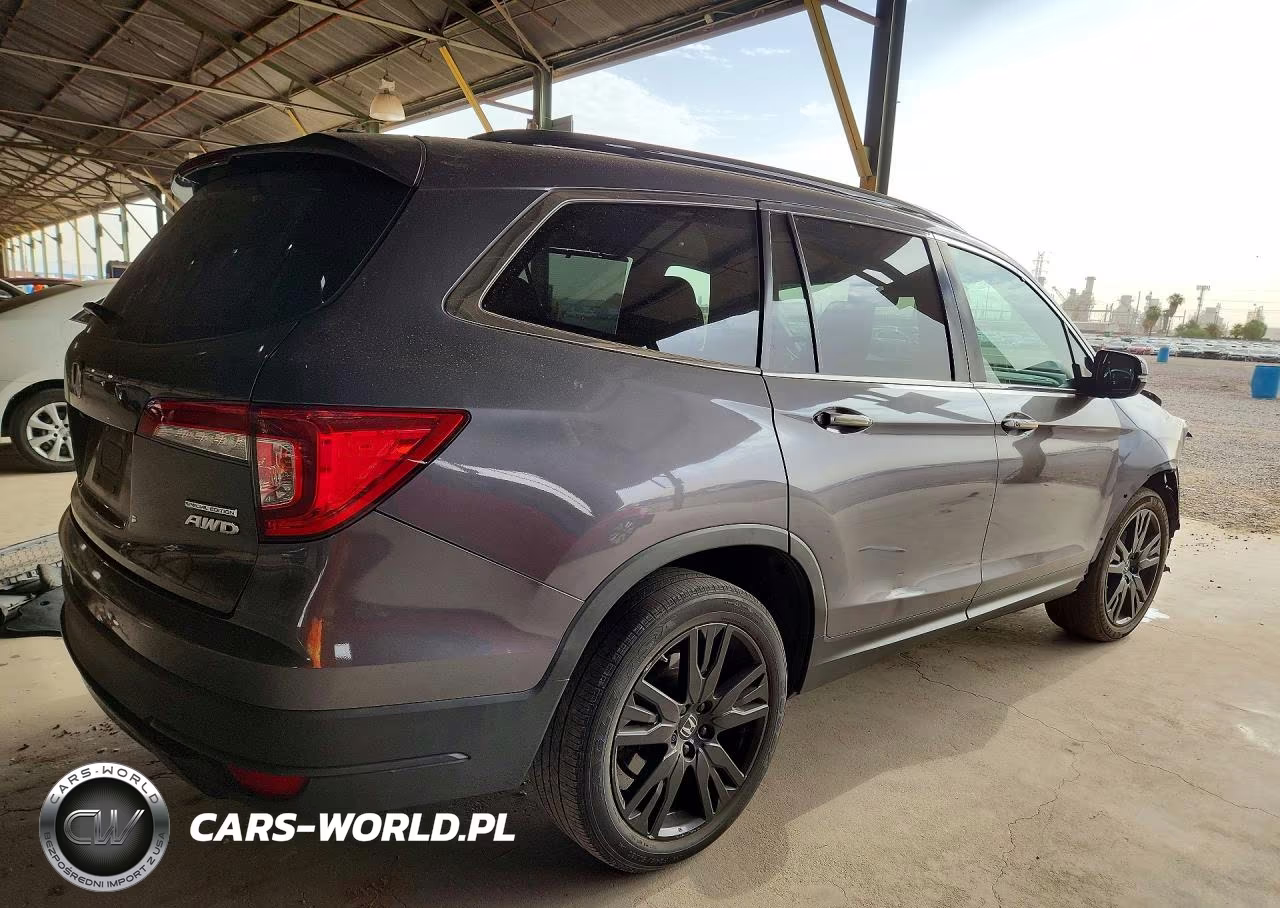 2021 Honda Pilot Se VIN:5FNYF6H22MB078653 - 3