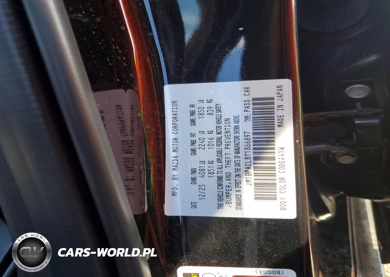 2026 Mazda 3 Preferred VIN:JM1BPACL8T1866897 - 12