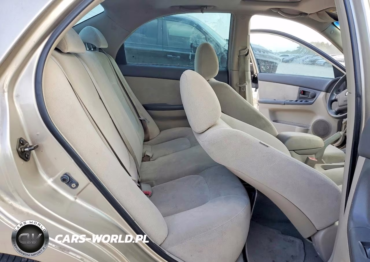 2005 Kia Spectra Lx VIN:KNAFE121855162053 - 10