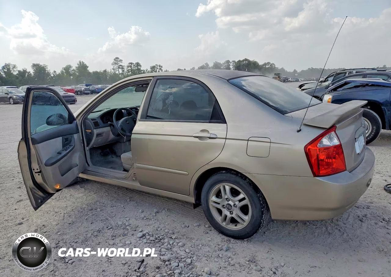 2005 Kia Spectra Lx VIN:KNAFE121855162053 - 2