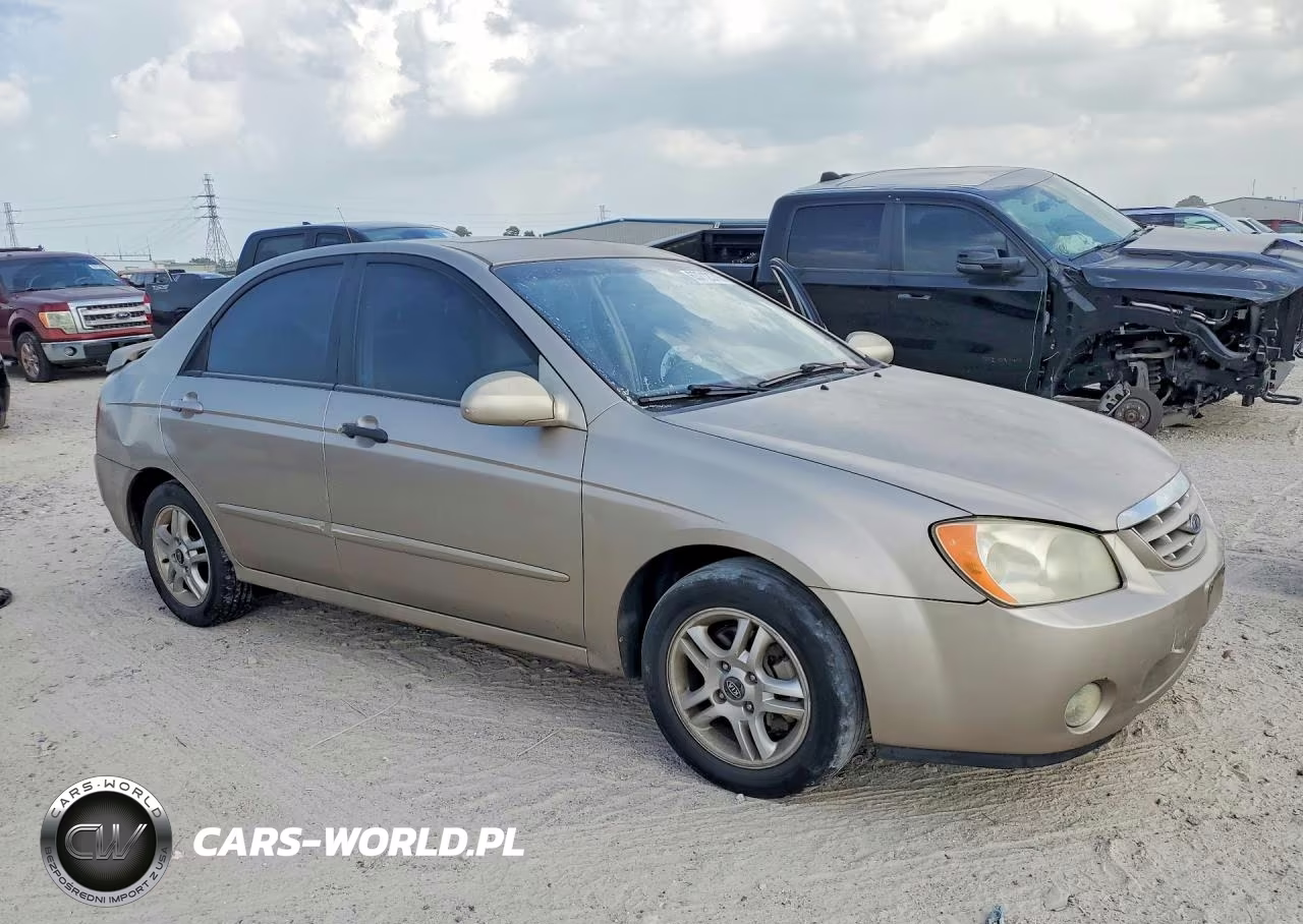 2005 Kia Spectra Lx VIN:KNAFE121855162053 - 4