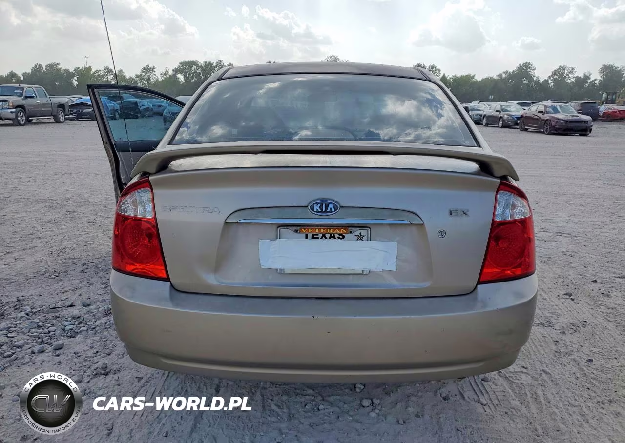 2005 Kia Spectra Lx VIN:KNAFE121855162053 - 6