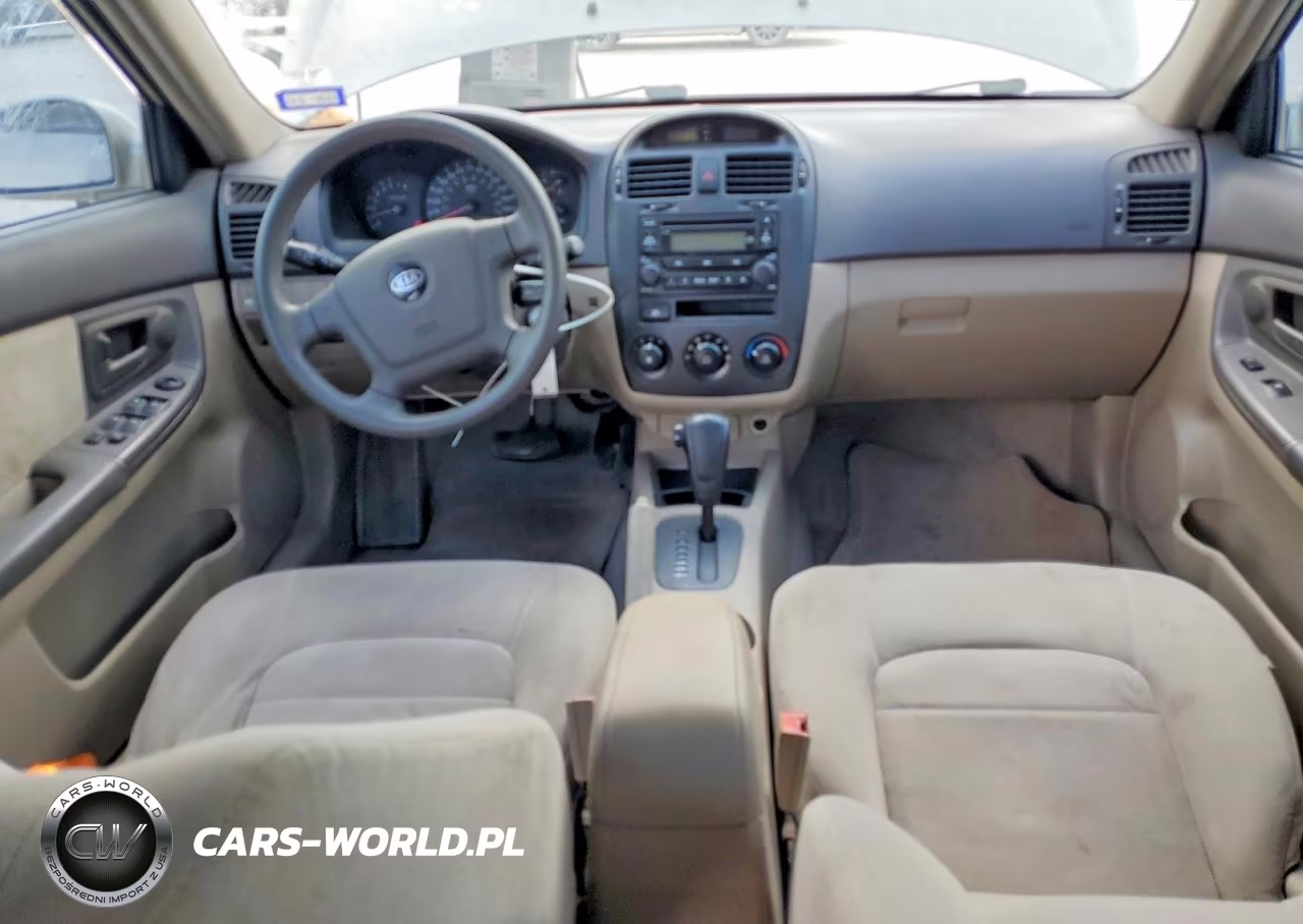 2005 Kia Spectra Lx VIN:KNAFE121855162053 - 8