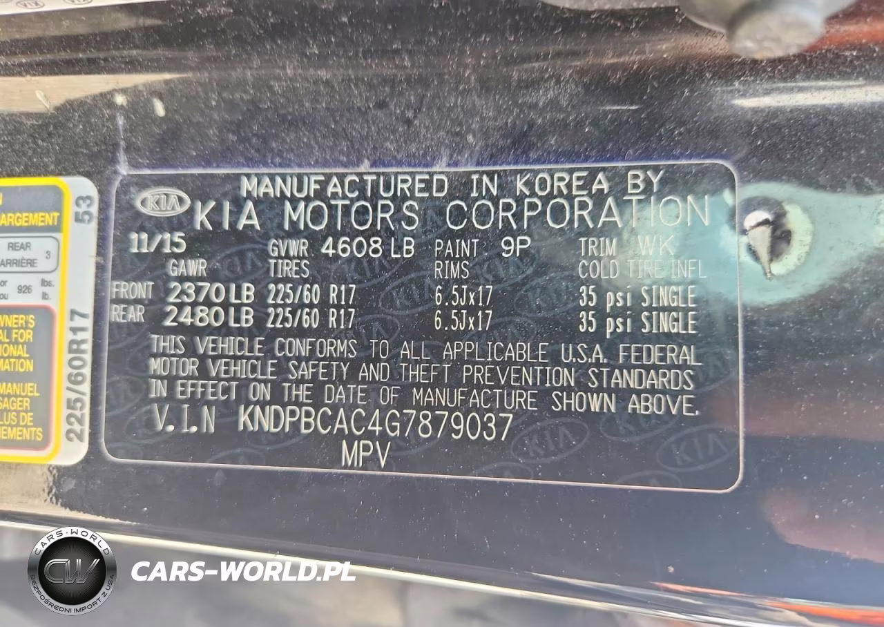 2016 Kia Sportage Lx VIN:KNDPBCAC4G7879037 - 14