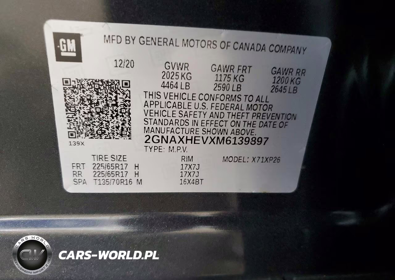 2021 Chevrolet Equinox Ls VIN:2GNAXHEVXM6139897 - 12