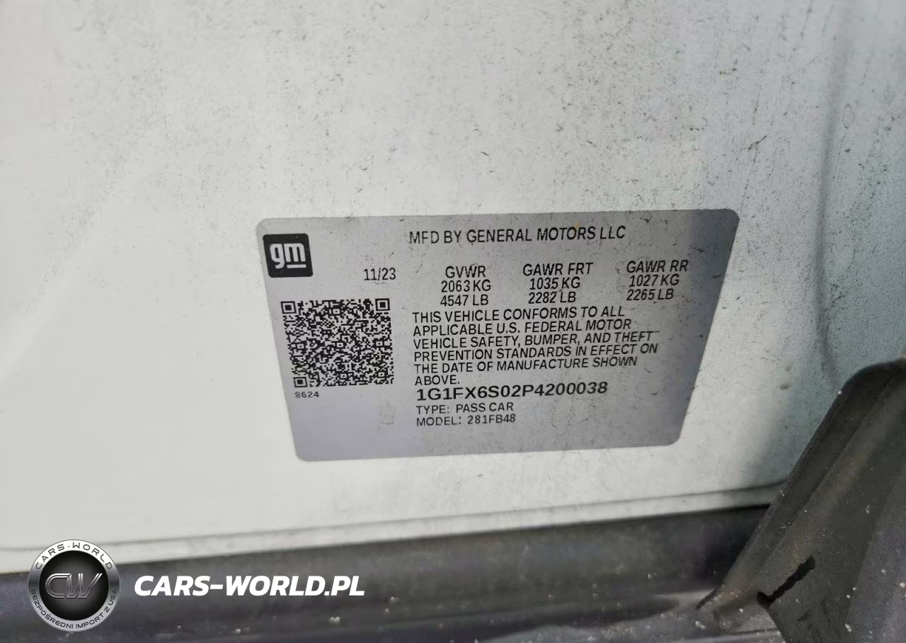 2023 Chevrolet Bolt Ev 2Lt VIN:1G1FX6S02P4200038 - 12