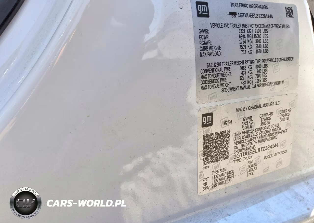 2026 GMC Sierra K1500 At4 VIN:1GTUUEEL8TZ284144 - 12