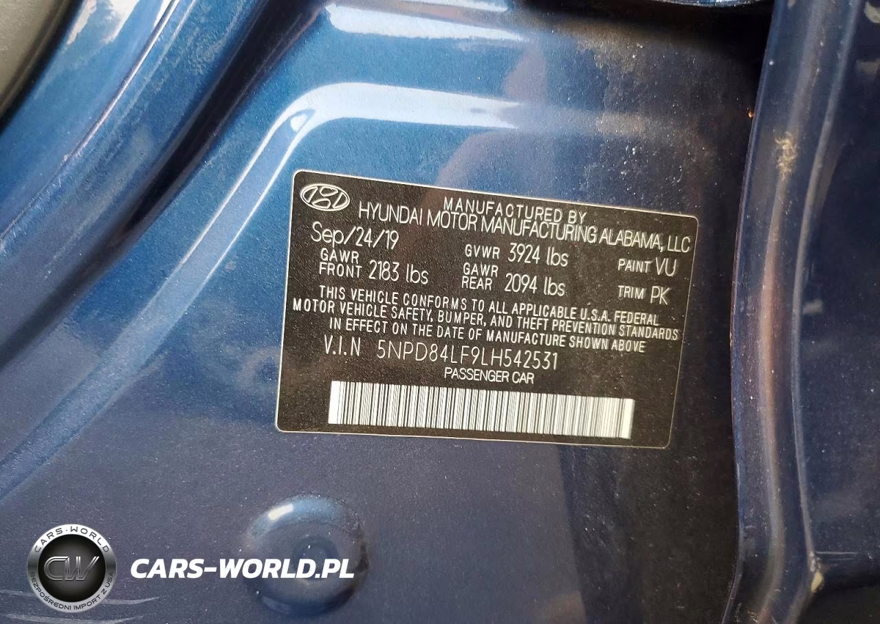2020 Hyundai Elantra Sel VIN:5NPD84LF9LH542531 - 12