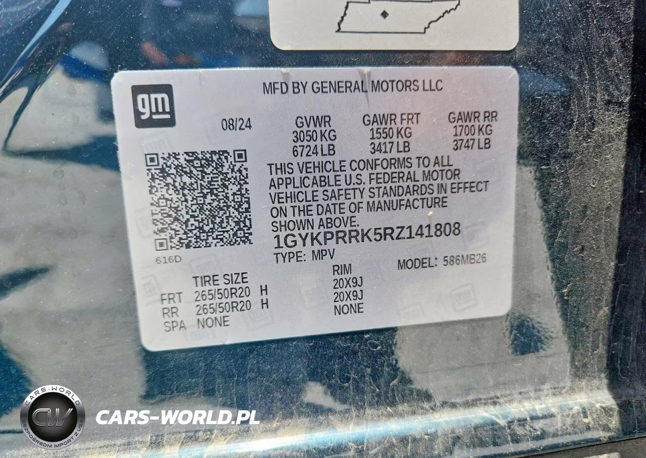 2024 Cadillac Lyriq Luxury VIN:1GYKPRRK5RZ141808 - 14