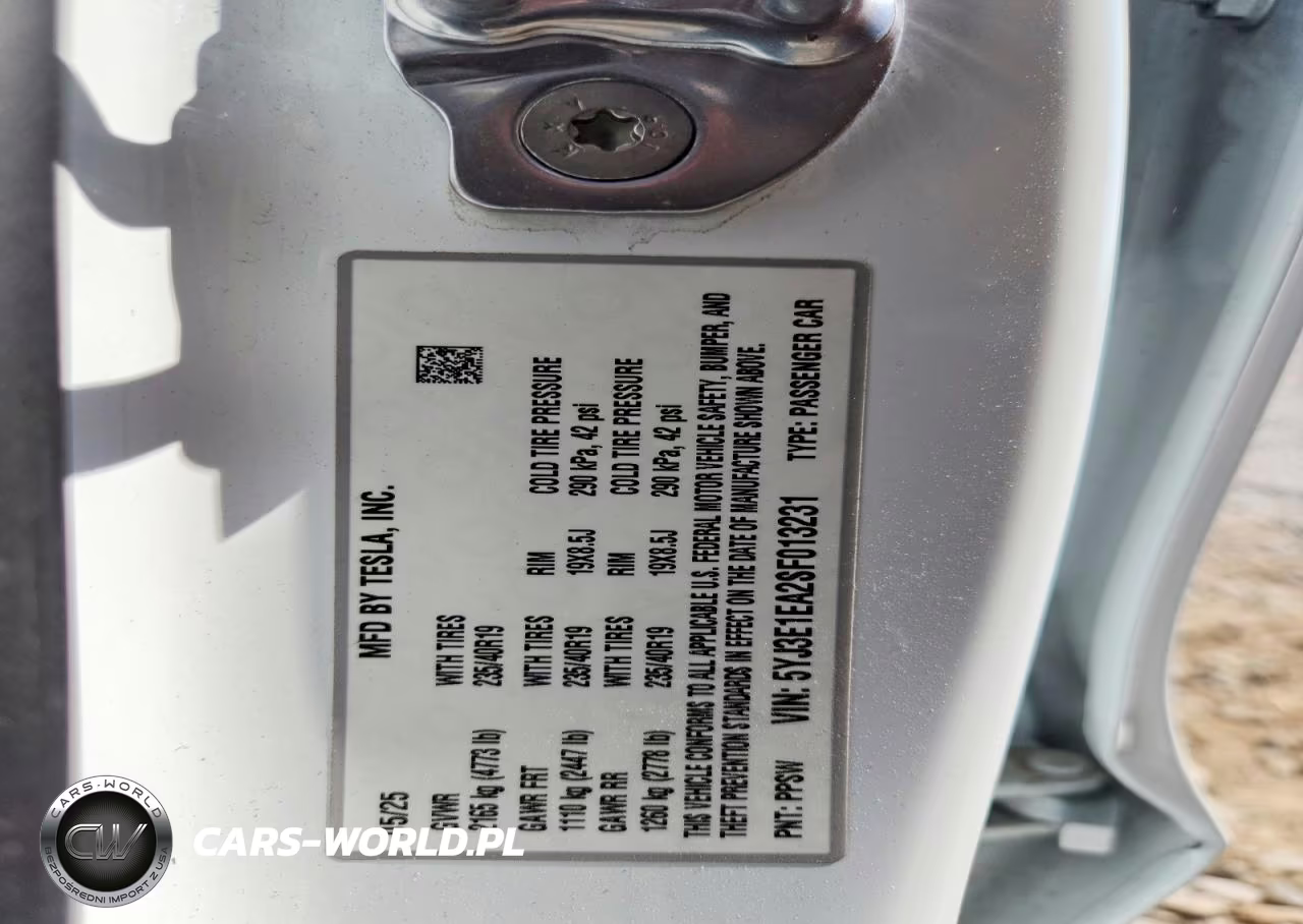 2025 Tesla Model 3 VIN:5YJ3E1EA2SF013231 - 12