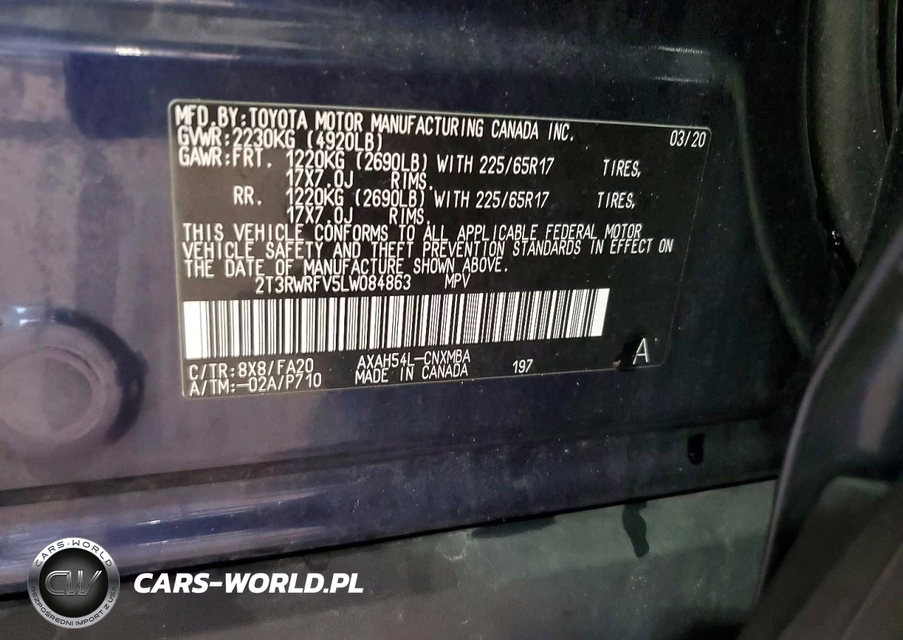 2020 Toyota Rav4 Hybrid Xle VIN:2T3RWRFV5LW084863 - 13