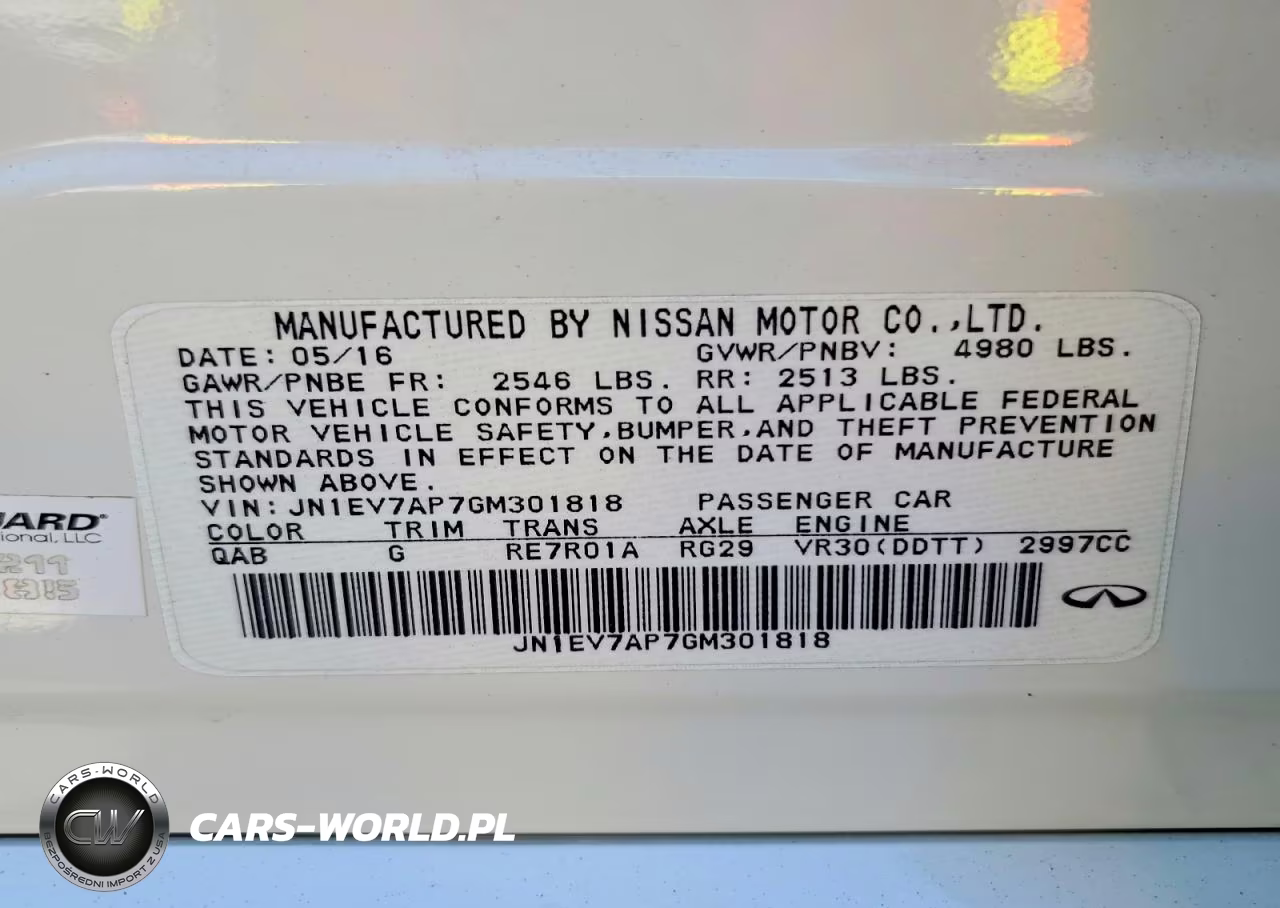 2016 Infiniti Q50 Sport VIN:JN1EV7AP7GM301818 - 12