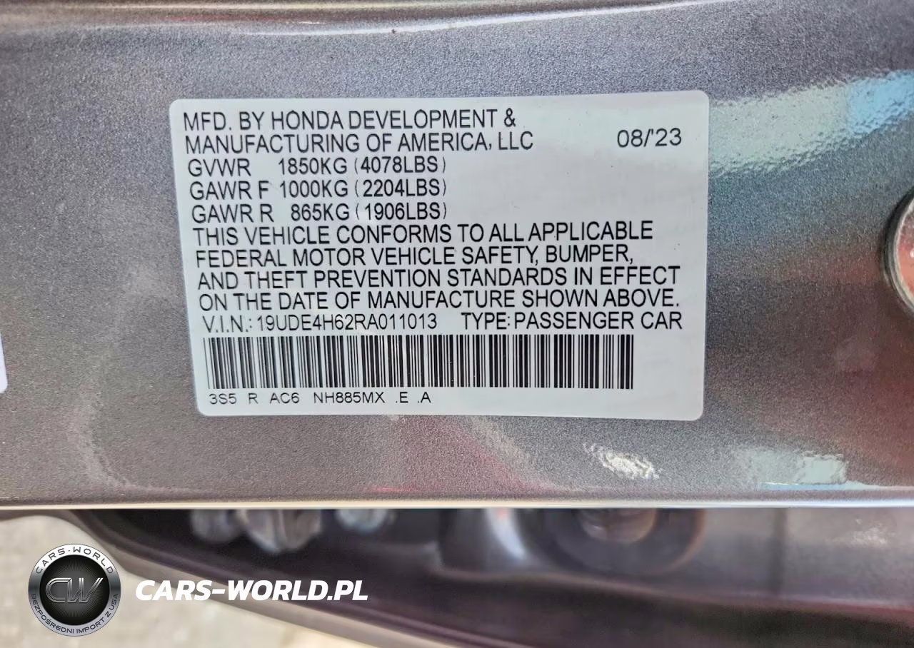 2024 Acura Integra A-Spec Tech VIN:19UDE4H62RA011013 - 12