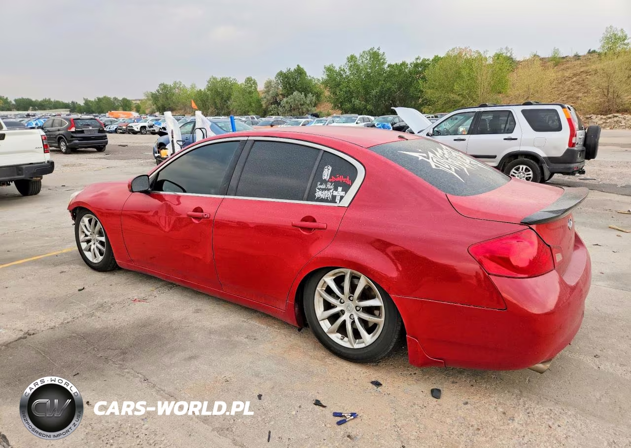 2007 Infiniti G35 X VIN:JNKBV61F17M821724 - 2