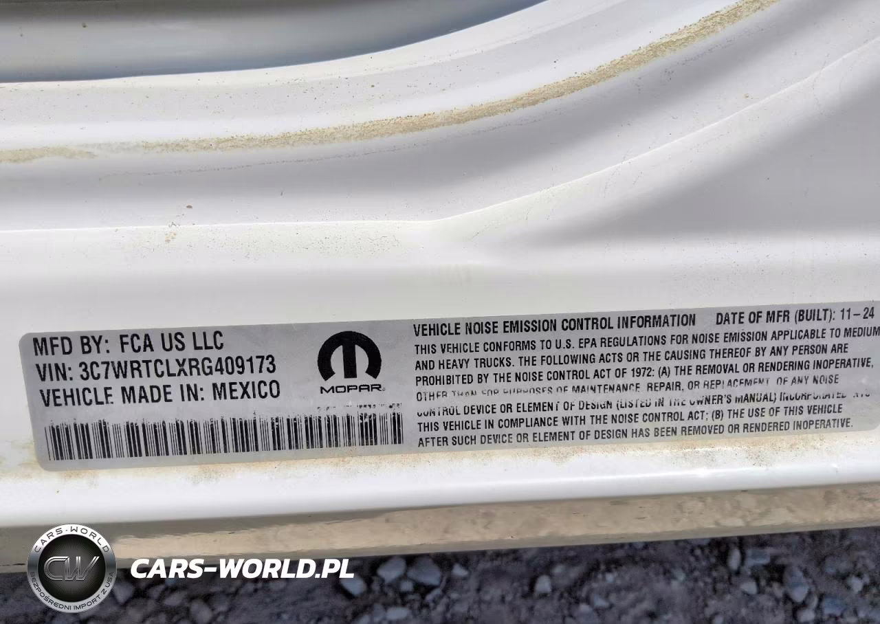 2024 Ram 3500 VIN:3C7WRTCLXRG409173 - 12