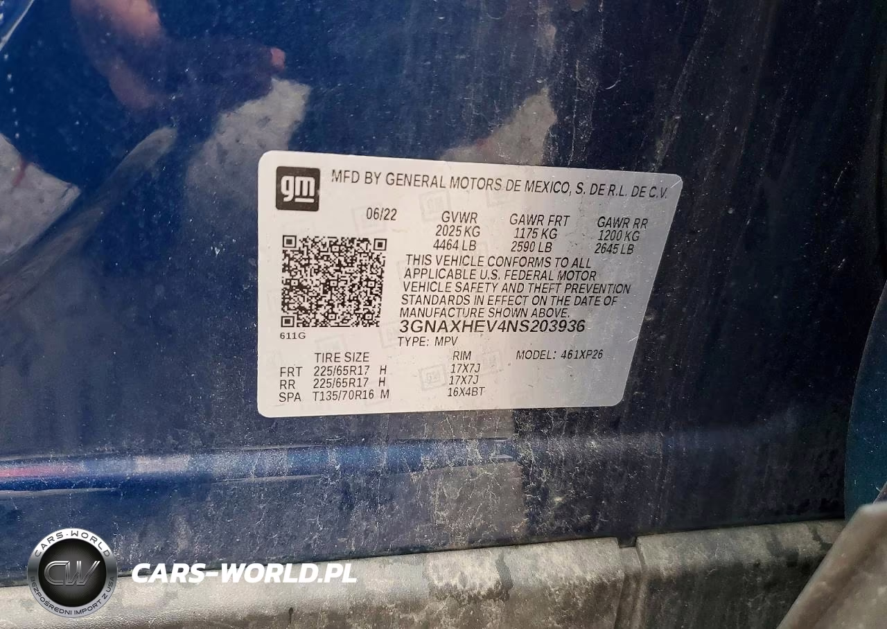 2022 Chevrolet Equinox Ls VIN:3GNAXHEV4NS203936 - 13