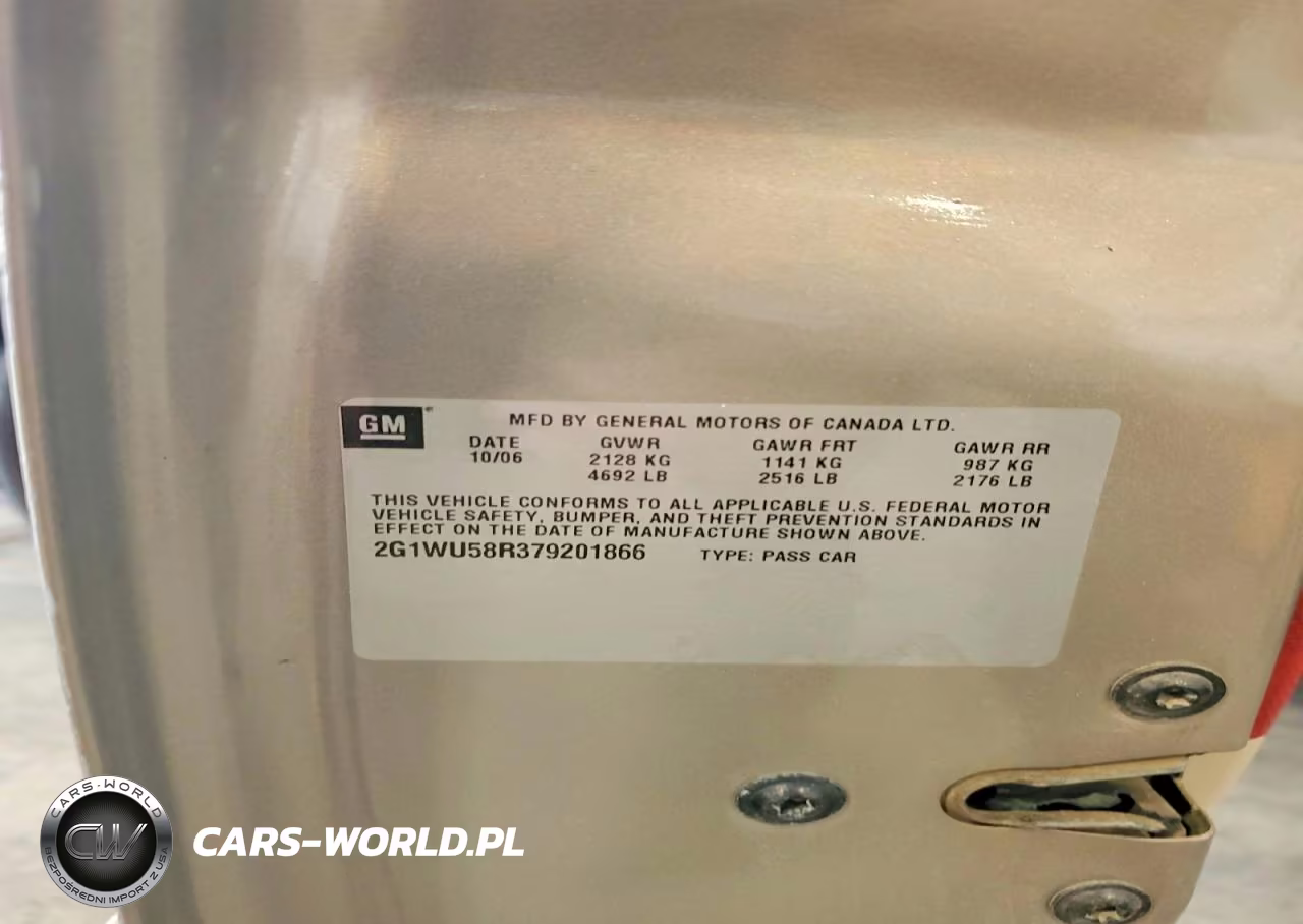 2007 Chevrolet Impala Ltz VIN:2G1WU58R379201866 - 12