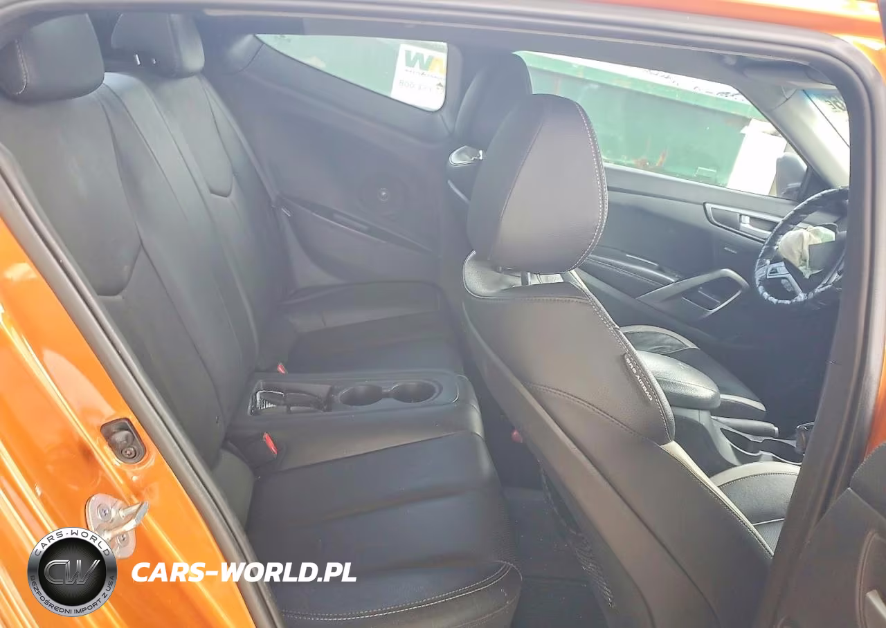 2013 Hyundai Veloster Turbo VIN:KMHTC6AE5DU151265 - 10