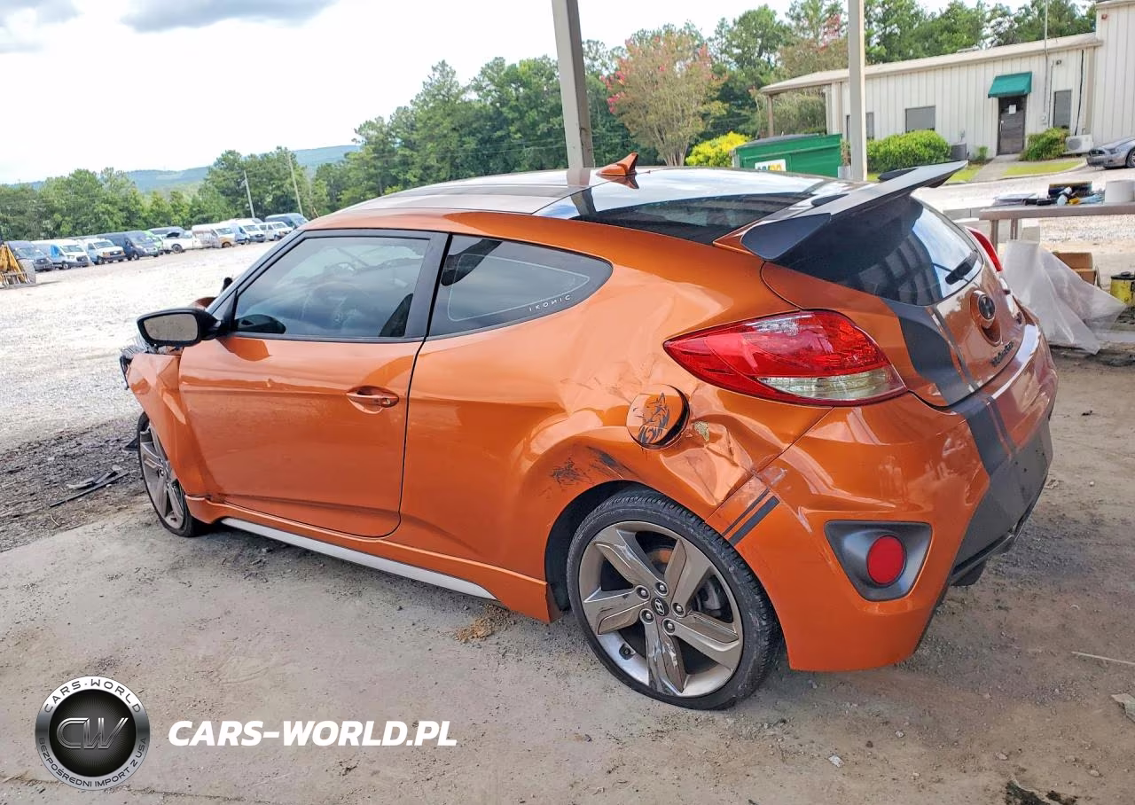 2013 Hyundai Veloster Turbo VIN:KMHTC6AE5DU151265 - 2