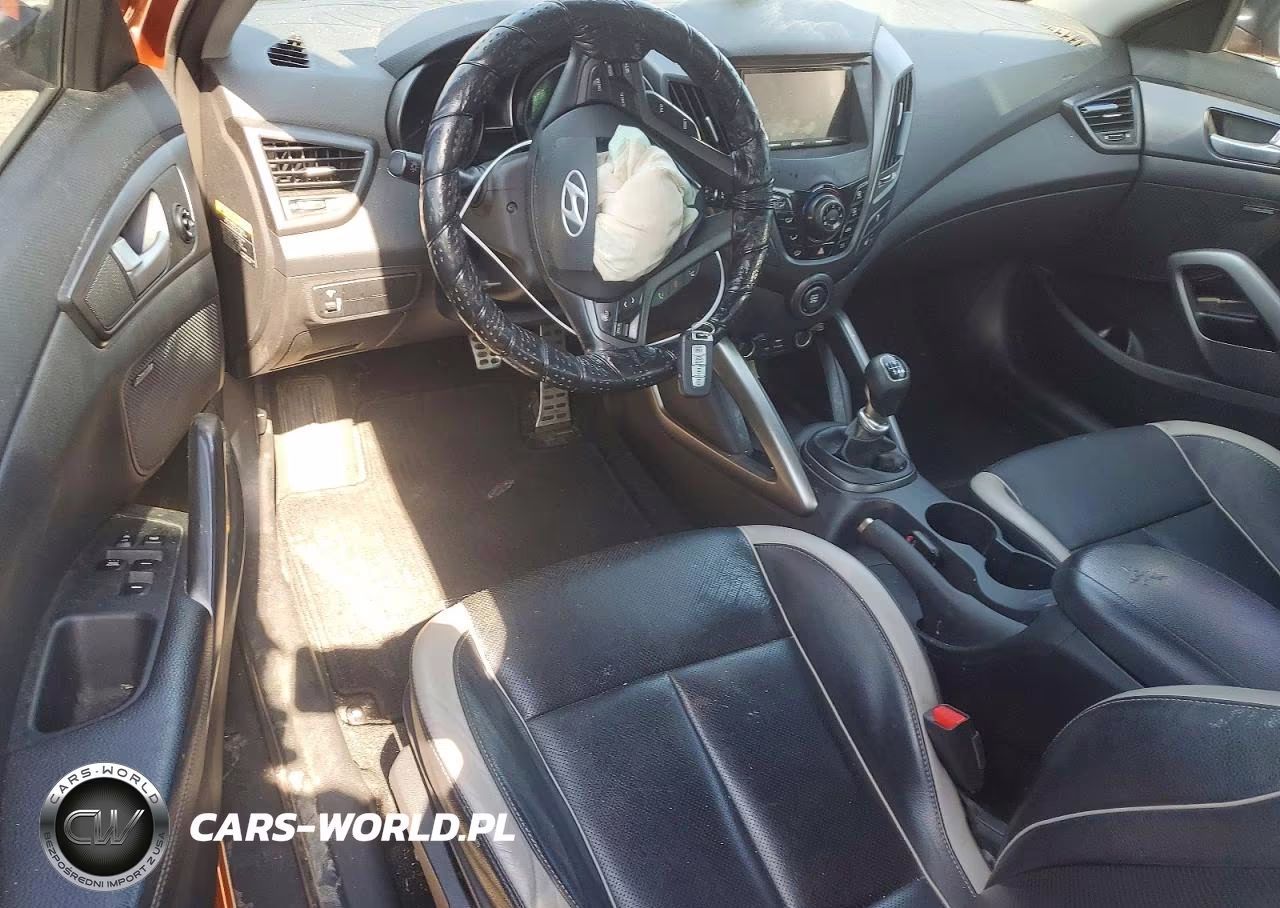 2013 Hyundai Veloster Turbo VIN:KMHTC6AE5DU151265 - 8