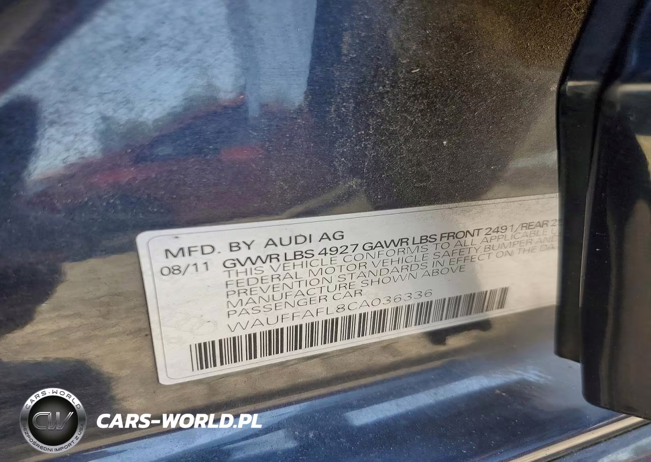 2012 Audi A4 Premium Plus VIN:WAUFFAFL8CA036336 - 13