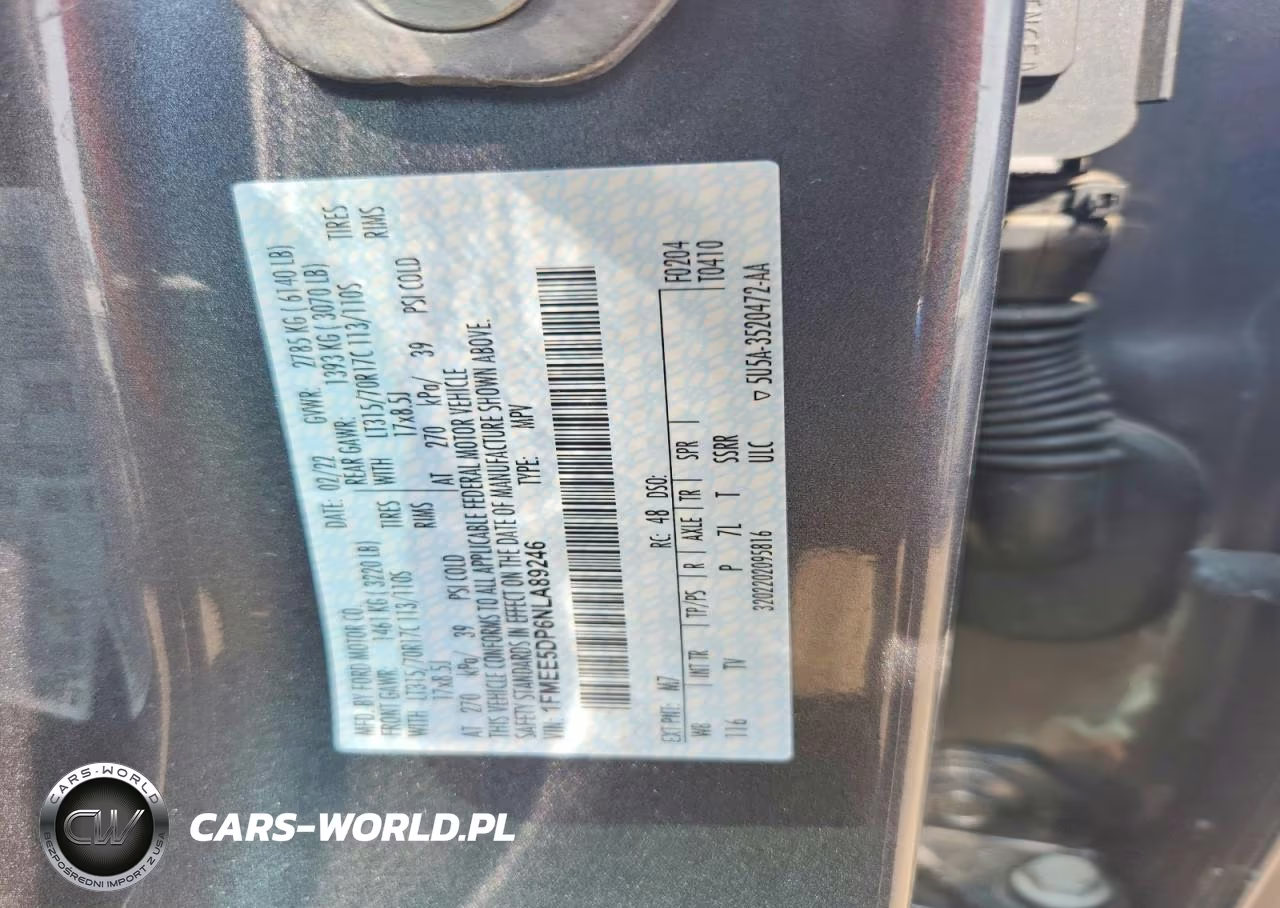 2022 Ford Bronco Base VIN:1FMEE5DP6NLA89246 - 13