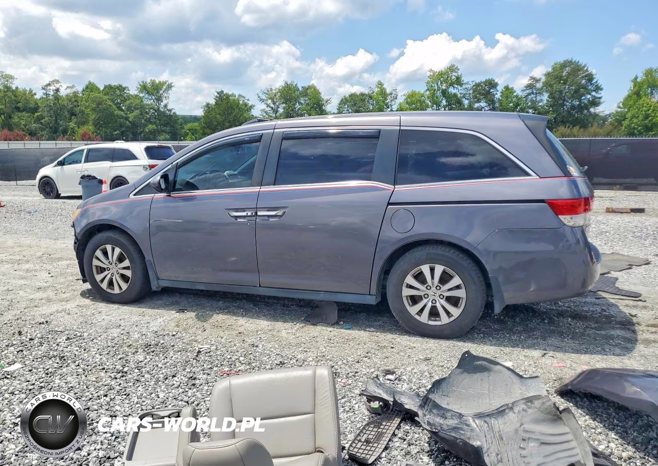 2015 Honda Odyssey Exl VIN:5FNRL5H66FB067541 - 2