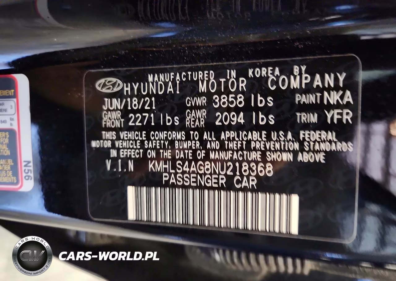 2022 Hyundai Elantra Sel VIN:KMHLS4AG8NU218368 - 13