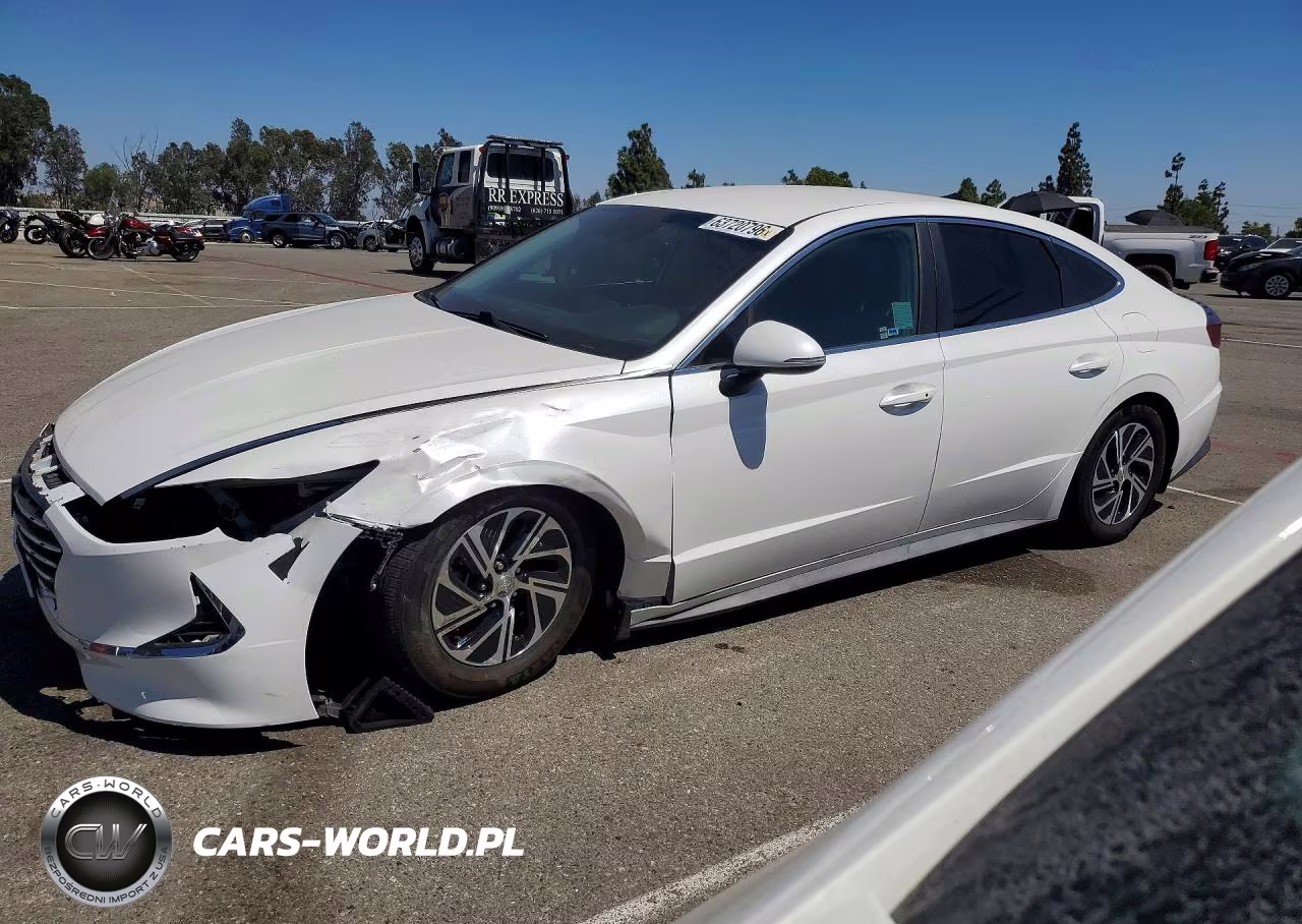 2021 Hyundai Sonata Hybrid Blue