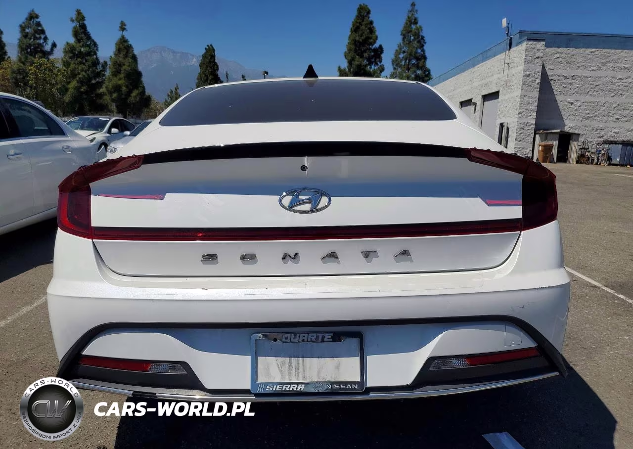 2021 Hyundai Sonata Hybrid Blue VIN:KMHL24JJXMA026798 - 6