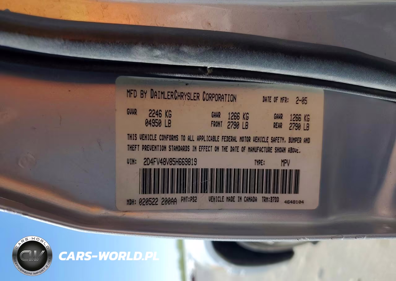 2005 Dodge Magnum Sxt VIN:2D4FV48V85H669819 - 12