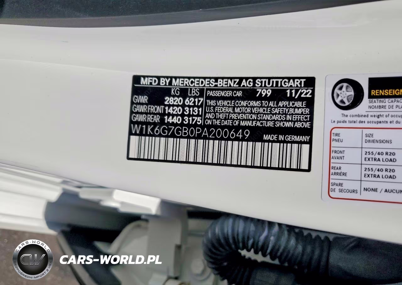 2023 Mercedes-Benz S 580 4Matic VIN:W1K6G7GB0PA200649 - 12