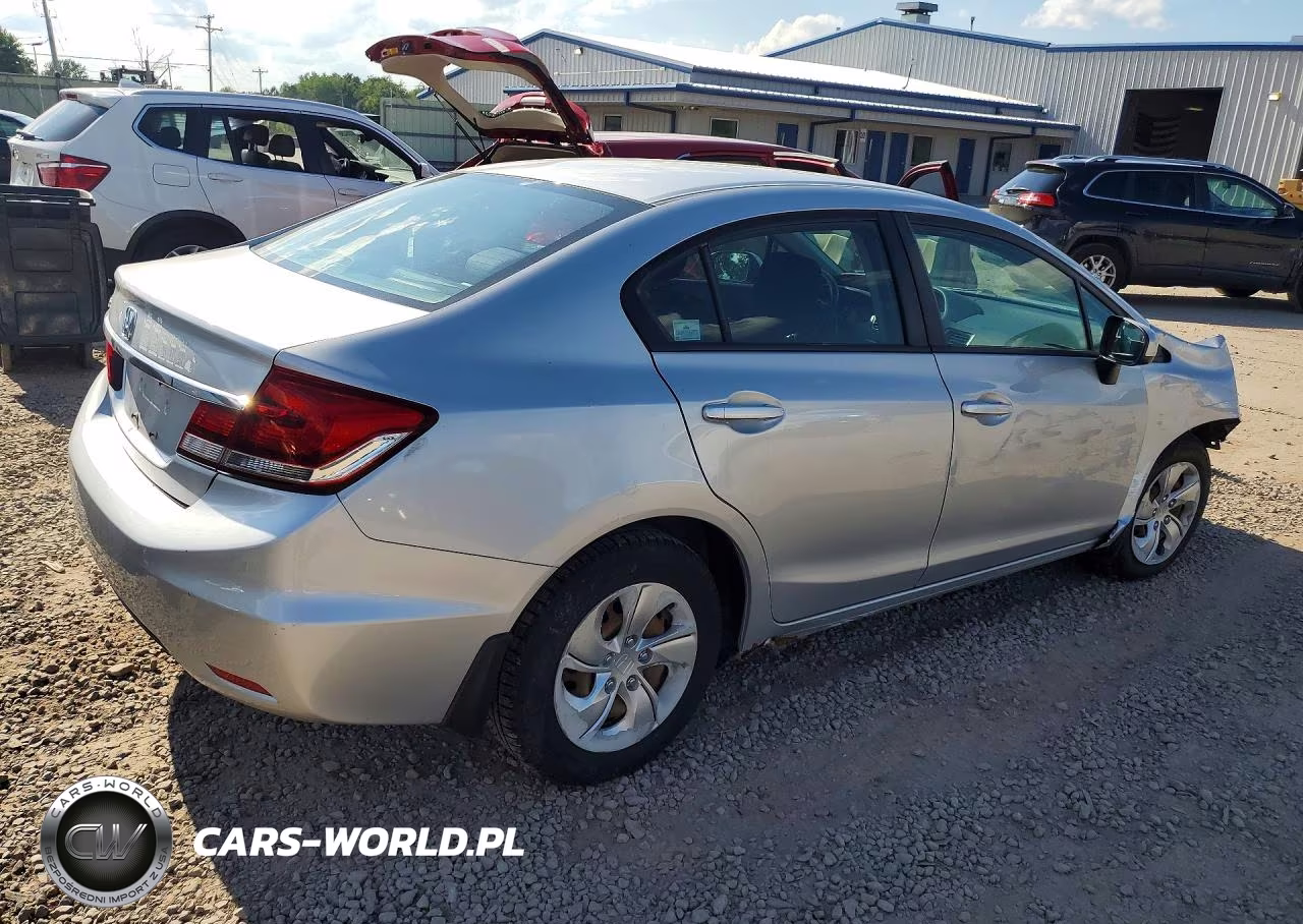 2014 Honda Civic Lx VIN:2HGFB2F52EH542756 - 3
