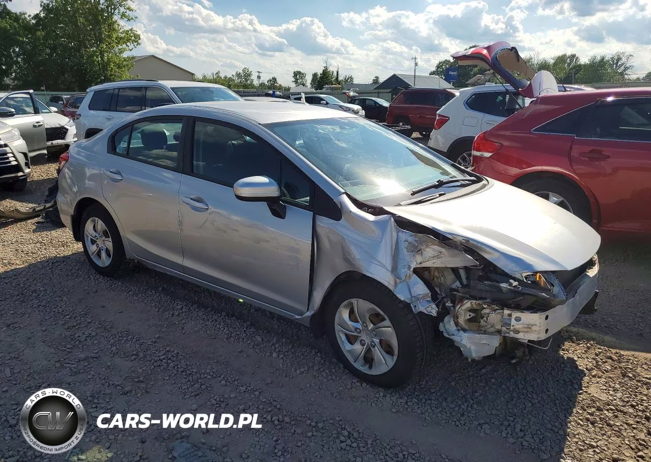 2014 Honda Civic Lx VIN:2HGFB2F52EH542756 - 4