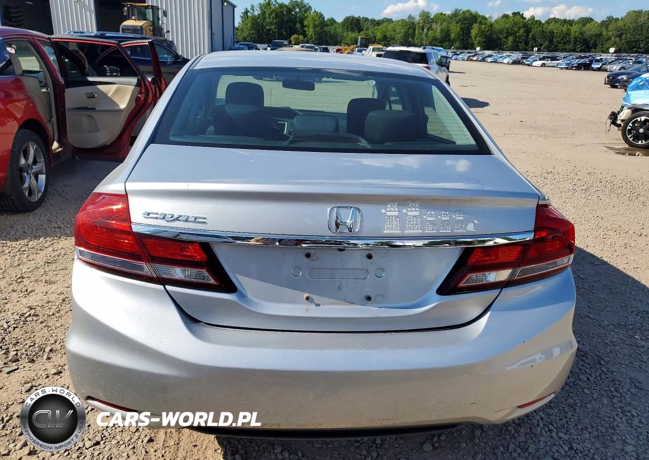 2014 Honda Civic Lx VIN:2HGFB2F52EH542756 - 6