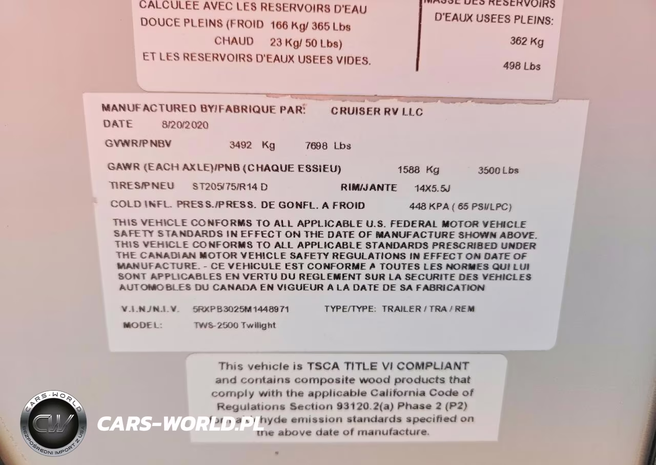 2021 Twilight Signature Camper VIN:5RXPB3025M1448971 - 10
