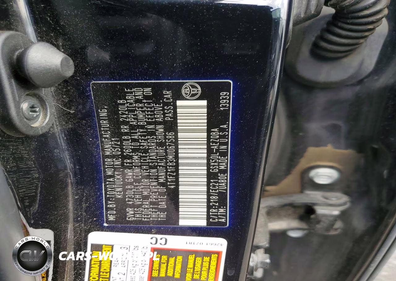 2021 Toyota Avalon Trd VIN:4T1FZ1FB3MU067586 - 13