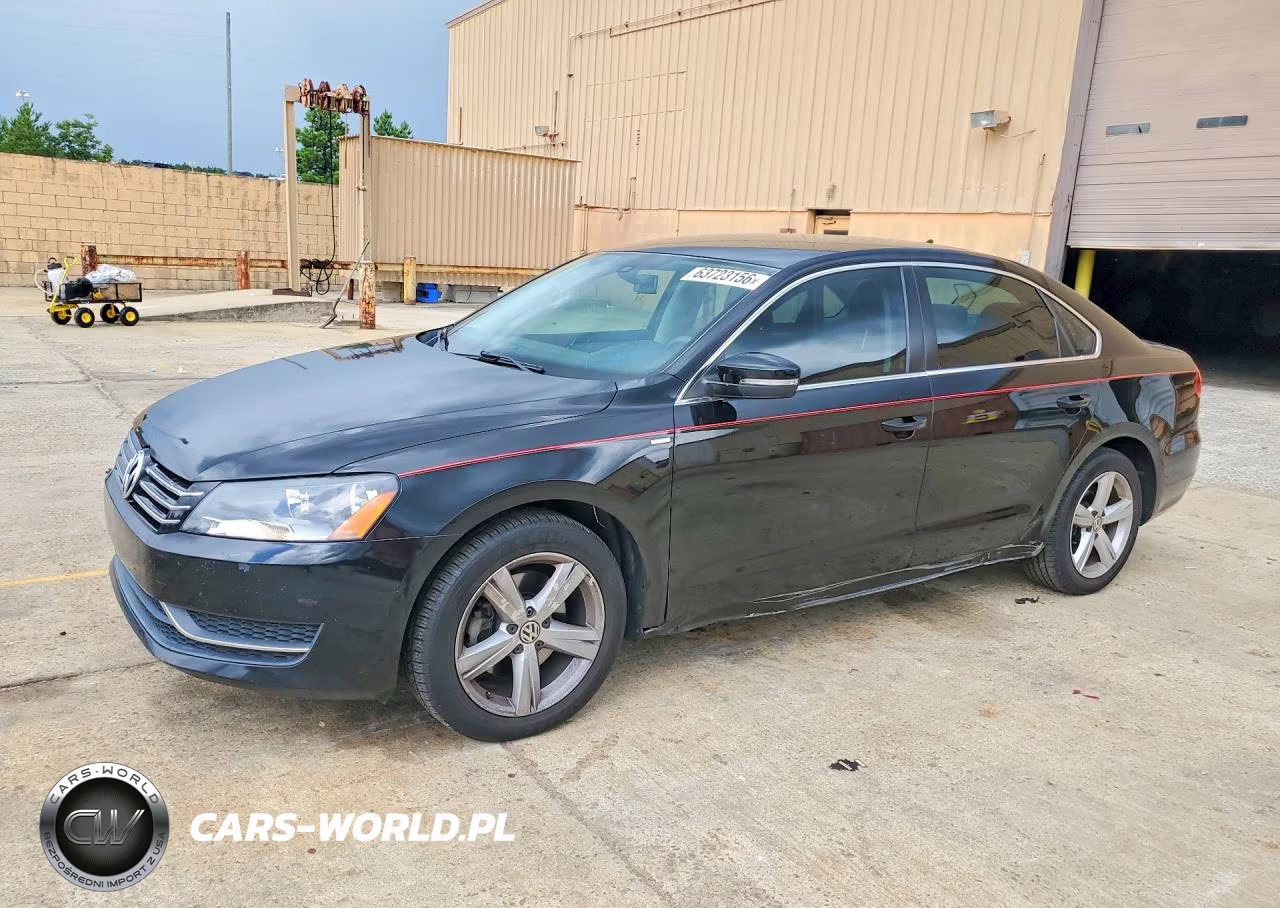 2014 Volkswagen Passat S VIN:1VWAT7A34EC031302 - 1