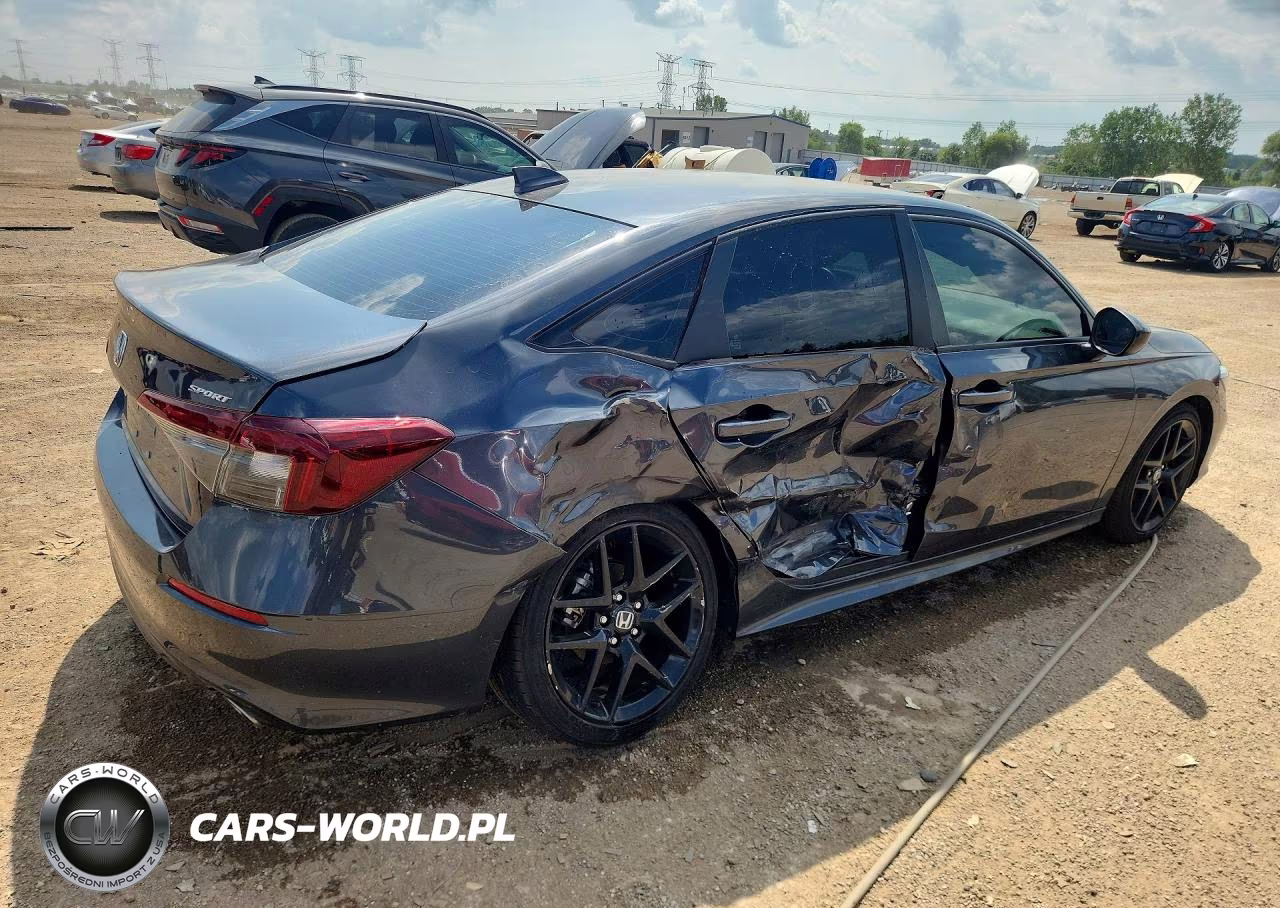 2025 Honda Civic Sport VIN:2HGFE2F58SH538410 - 3