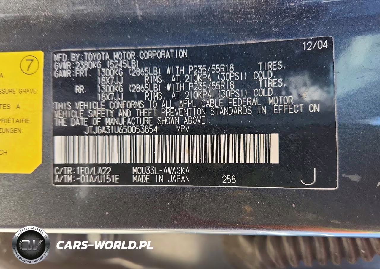2005 Lexus Rx 330 VIN:JTJGA31U650053854 - 13