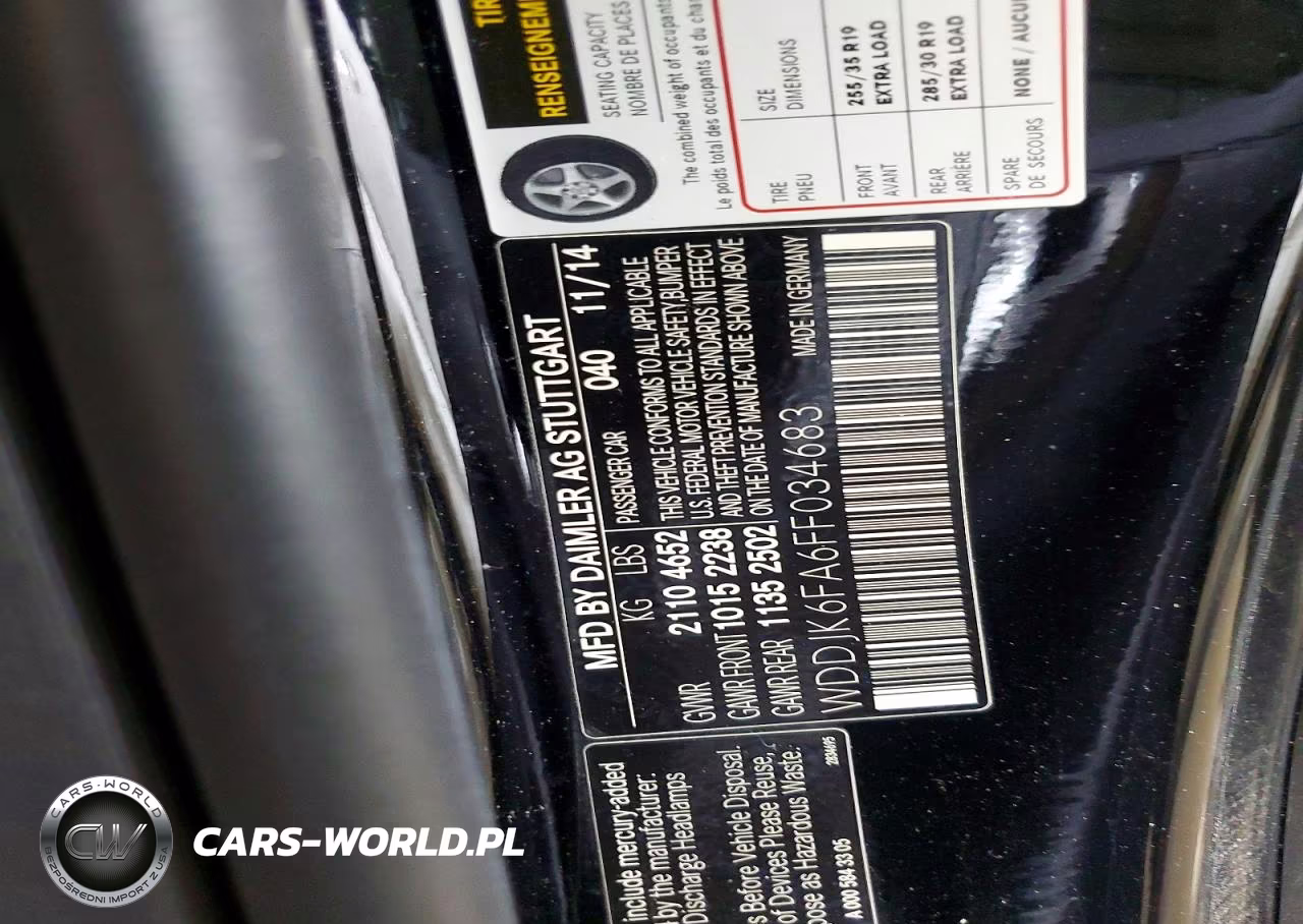 2015 Mercedes-Benz Sl 400 VIN:WDDJK6FA6FF034683 - 12