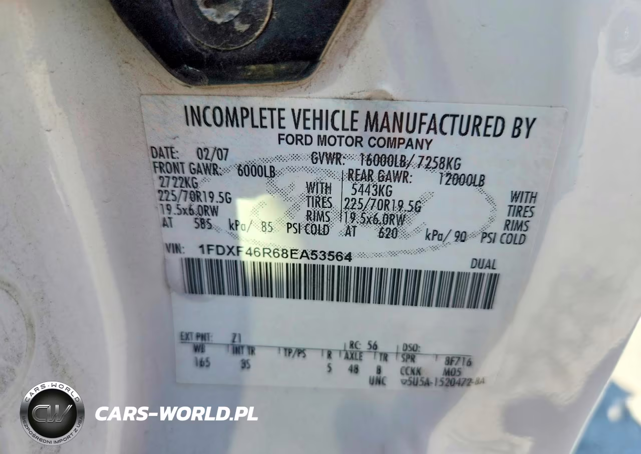 2008 Ford F450 Super Duty VIN:1FDXF46R68EA53564 - 13